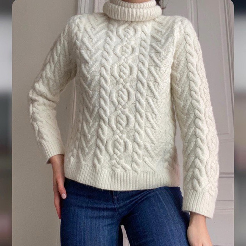 Wool turtleneck sweater by Ralph Lauren